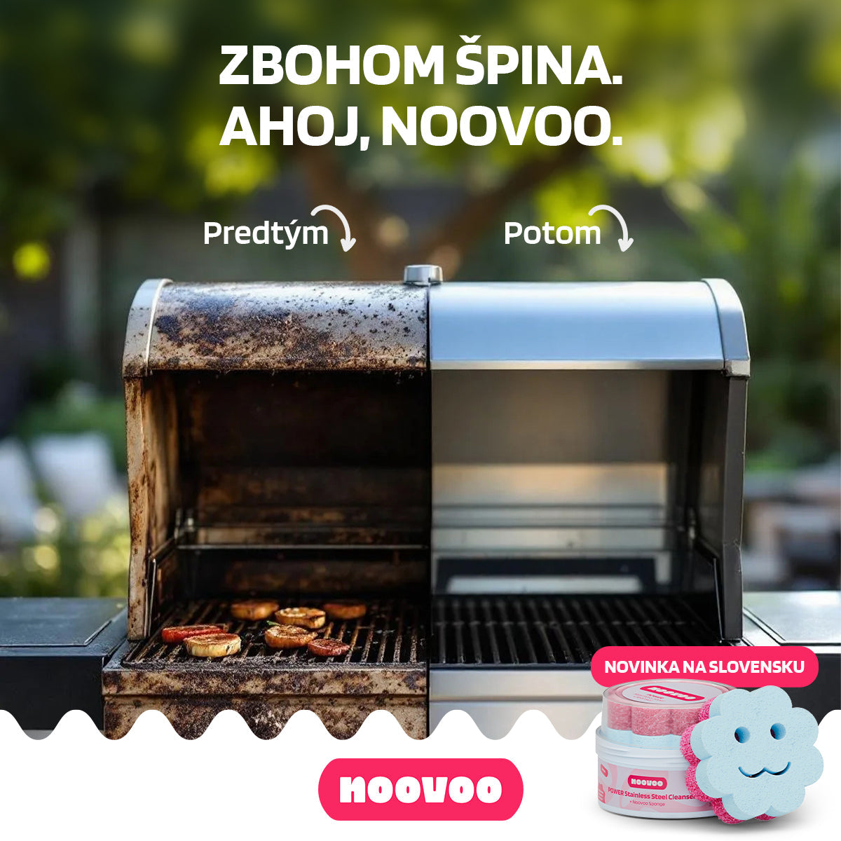 Údržba nerezového grilu po grilovačke – rýchlo, efektívne a bez drhnutia